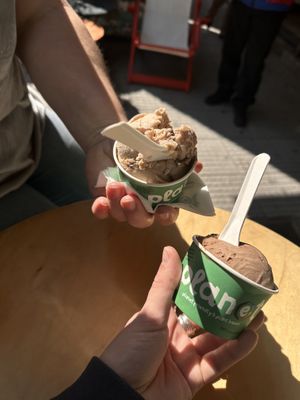 Raspberry Chocolate and Bueno   at Plan(e)t Ice Cream in Athens