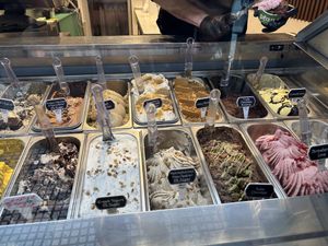 So much choice!  at Plan(e)t Ice Cream in Athens