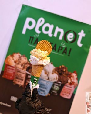 My ice cream ! at Plan(e)t Ice Cream in Athens