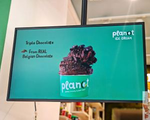 Triple chocolate at Plan(e)t Ice Cream in Athens
