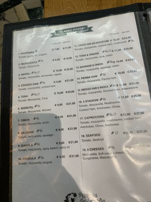   at Pizzeria La Smorfia in Monterosso Al Mare