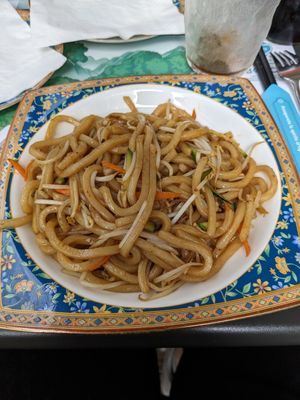 Udon with vegetables (without eggs) at Bokok in Milan