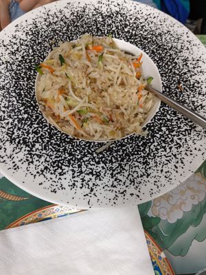 Rice with vegetables (without egg and soysauce) at Bokok in Milan