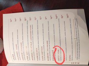 This pizza you can ask without cheese at Casa Antica in Heiligenblut Am Grossglockner