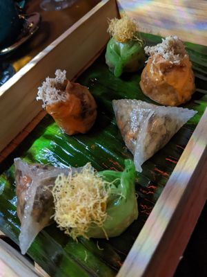 Vegan dim sum at Tàn Chá Restaurant  in Dubai