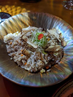 Truffle fried rice at Tàn Chá Restaurant  in Dubai