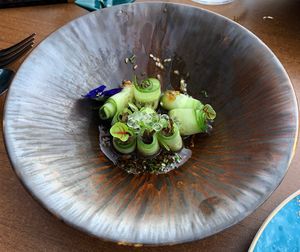 Spicy cucumber salad   at Tàn Chá Restaurant  in Dubai