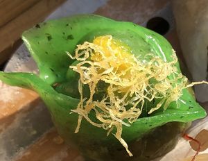  Spinach dumpling  at Tàn Chá Restaurant  in Dubai