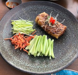 Vegan duck  at Tàn Chá Restaurant  in Dubai