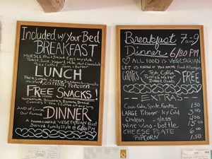  Menu. Can ask for food to be made vegan  at Black Sheep Inn in Chucchilan