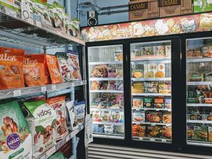Pet and frozen at Food Fight Vegan Grocery - Stark in Portland