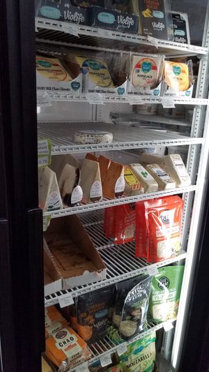 vegan cheese at Food Fight Vegan Grocery - Stark in Portland