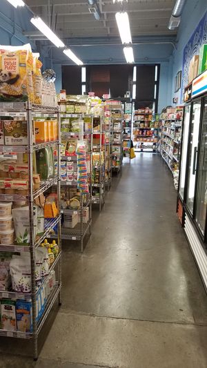store aisle at Food Fight Vegan Grocery - Stark in Portland