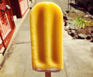 Vegan creamsicle from Food Fight! Photo taken April 2019. at Food Fight Vegan Grocery - Stark in Portland