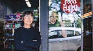 Friendly staff! at Food Fight Vegan Grocery - Stark in Portland