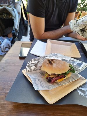 Mushroom panini at Porcaria Il Panino Gourmet in Lecce