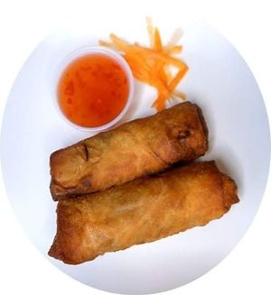 Vegetable lumpia at Taste Of Manila in Indianapolis