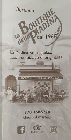  at Boutique Della Piadina in Bertinoro