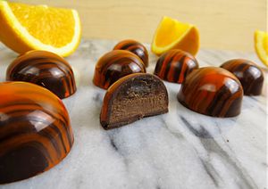 Orange Hazelnut Chocolate at Chocolate Escapade in Edmonton