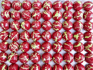 Raspberry Pistacio at Chocolate Escapade in Edmonton