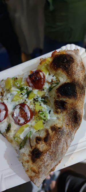 Pizza with potatoes. at MOLO in Hannover