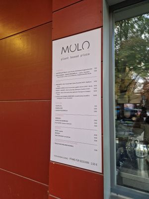 Menu at MOLO in Hannover