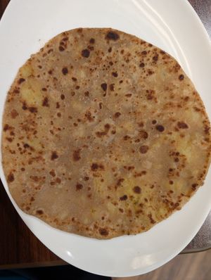 Aloo paratha at Jyoti in Sapporo