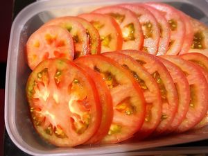 Oraganic tomatoes at Jyoti in Sapporo