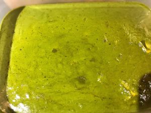 Mint sauce at Jyoti in Sapporo