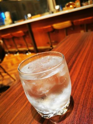 Gin and lime soda at Jyoti in Sapporo