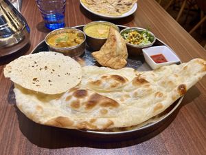 Veg set  at Jyoti in Sapporo