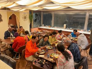 Diwali veg Dinner at Jyoti in Sapporo