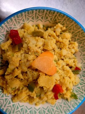 Bengali Potato salad at Jyoti in Sapporo