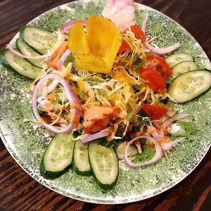 Green Salad at Jyoti in Sapporo