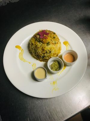 Veg Biryani at Jyoti in Sapporo