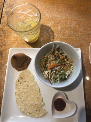 Lovely vegan dinner ‘set’ at Jyoti in Sapporo