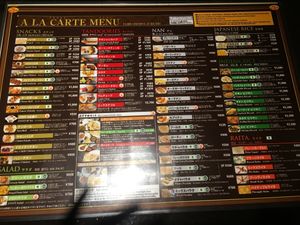 Menu. You will see the vegan icon beside some of them. at Jyoti in Sapporo