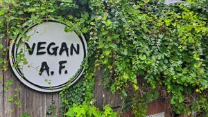 Outside (Side) at Vegan A.F. in Brattleboro
