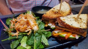 Tofu Bahn Me at Vegan A.F. in Brattleboro