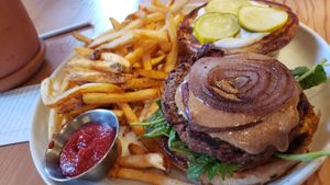 Bert's Me Burger at Seabirds Kitchen in Los Angeles