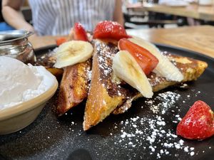 Brunch French toast  at Seabirds Kitchen in Los Angeles