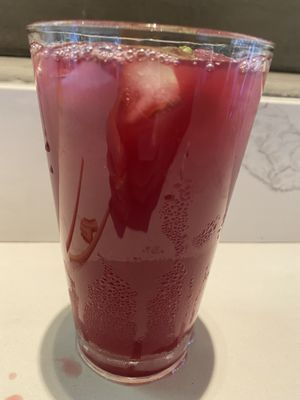 blueberry lemonade  at Seabirds Kitchen in Los Angeles