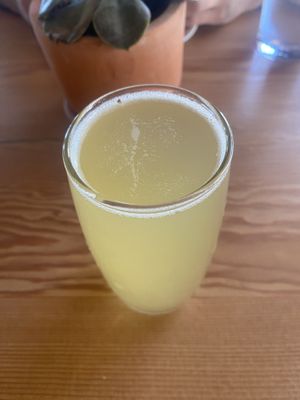 Peach Seasonal Kombucha ☺️ (Not Too Sweet)  at Seabirds Kitchen in Los Angeles