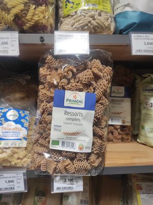 Pasta at Naturalia in La Rochelle