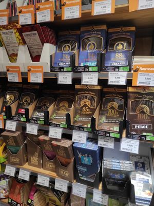 Chocolate at Naturalia in La Rochelle