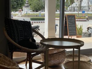   at The Happy Cat - Veggie Cafe-Restaurant in Luang Prabang