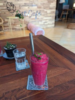  at The Happy Cat - Veggie Cafe-Restaurant in Luang Prabang