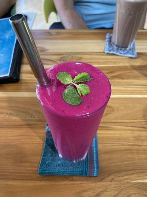   at The Happy Cat - Veggie Cafe-Restaurant in Luang Prabang