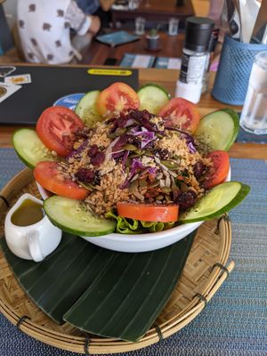 Power Salad at The Happy Cat - Veggie Cafe-Restaurant in Luang Prabang