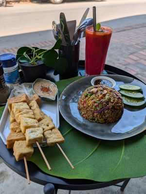  at The Happy Cat - Veggie Cafe-Restaurant in Luang Prabang